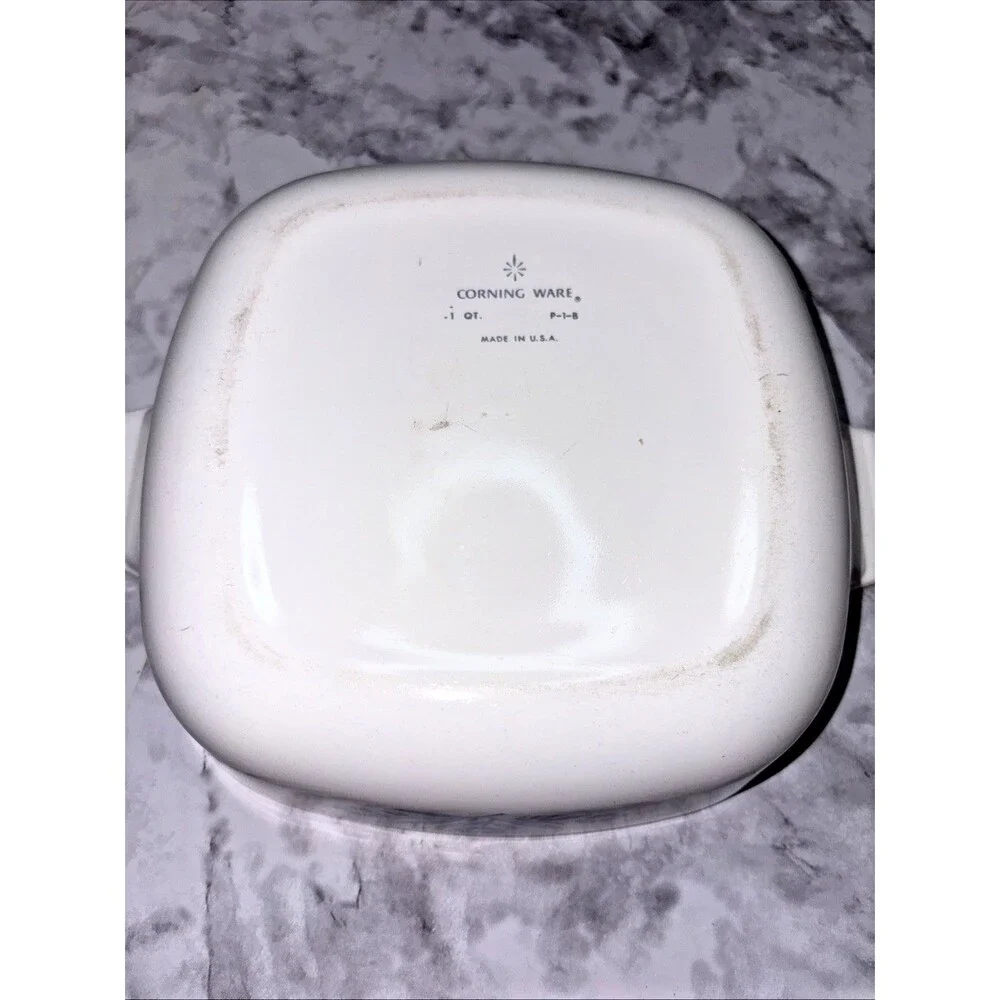 Corning Ware Blue Cornflower P-1-B  1 QT casserole dish